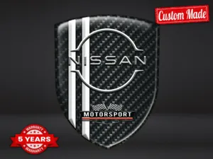 Nissan Sticker Silicone Design Premium Badges Bombés Élégants